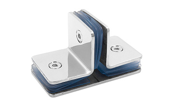 Коннектор для душевой кабины на 3 стекла латунь-хром t727 PC купить в Самаре