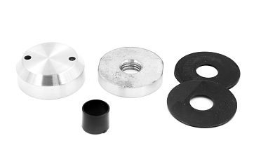 Комплект торцевого крепления несущего стекла, гайка-шайба Ø50х10х18 мм с внутренней резьбой М16, шлифованный AISI 304 k277-8 купить в Самаре Комплект торцевого крепления несущего стекла, гайка-шайба Ø50х10х18 мм с внутренней резьбой М16, шлифованный AISI 304 k277-8 купить в Самаре