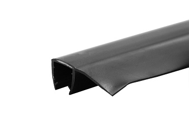 Уплотнитель для стекла 8 мм, непрозрачный черный, 90°, стекло-стекло 2200 мм t215-2 Bl-U купить в Самаре Уплотнитель для стекла 8 мм, непрозрачный черный, 90°, стекло-стекло 2200 мм t215-2 Bl-U купить в Самаре