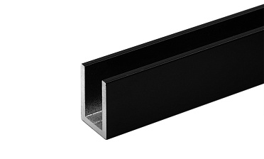 П-образный профиль 19x13, L=2200, алюминий ,черный t756 BL купить в Самаре  П-образный профиль 19x13, L=2200, алюминий ,черный t756 BL купить в Самаре