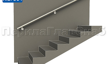 Готовый пристенный поручень с тремя держателями, длина 2300 мм (AISI 304) k730-23 купить в Самаре Готовый пристенный поручень с тремя держателями, длина 2300 мм (AISI 304) k730-23 купить в Самаре