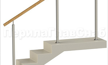 Нержавеющие ограждения без ригелей с квадратным деревянным поручнем и квадратными стойками в Самаре. Готовые проекты ПерилаГлавСнаб Нержавеющие ограждения без ригелей с квадратным деревянным поручнем и квадратными стойками в Самаре. Готовые проекты ПерилаГлавСнаб