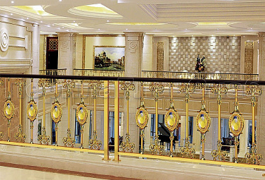 Ограждения под золото из латуни купить в Самаре