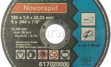 Отрезной круг 125х22х1 Метабо Ф-0971 купить в Самаре