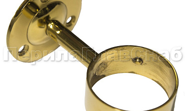 Держатель поручня Ø50.8 мм, выносной, с обхватом, золото k066-88 купить в Самаре