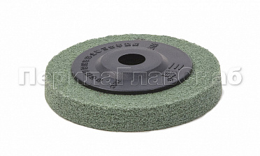 (Расходн.) круг абразивный из нетканого материала 100х12 мм, Grit 240-280 (на тарелке), зеленый k424-3 купить в Самаре