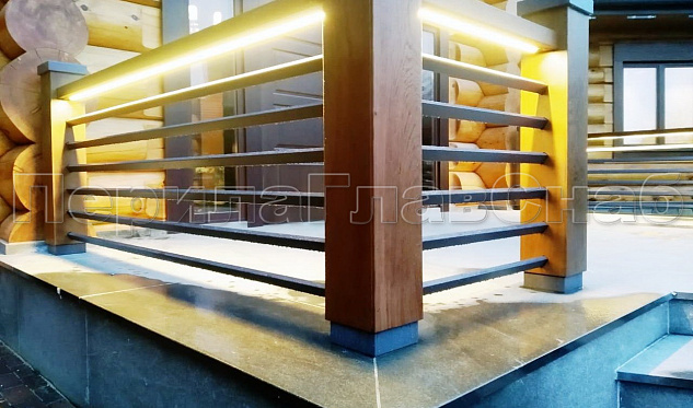 Балконы в частный дом  «Madison Park» в Самаре. Готовые проекты ПерилаГлавСнаб Балконы в частный дом  «Madison Park» в Самаре. Готовые проекты ПерилаГлавСнаб