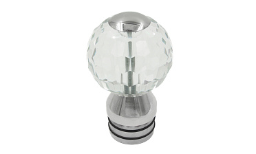 Стеклянный шар, наконечник на стойку Ø50.8 мм, с алюминиевой системой фиксации, прозрачный k248 купить в Самаре