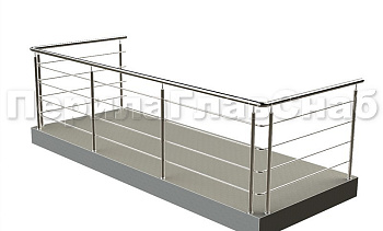 Балконные ограждения с ригельным заполнением в Самаре. Готовые проекты ПерилаГлавСнаб Балконные ограждения с ригельным заполнением в Самаре. Готовые проекты ПерилаГлавСнаб