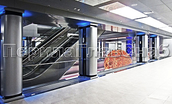 Ограждение атриума из стекла с поручнем без стоек в Самаре. Готовые проекты ПерилаГлавСнаб