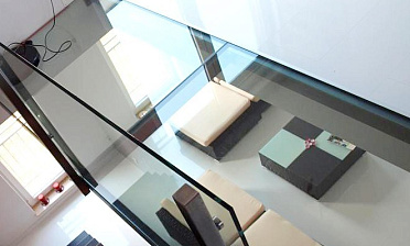 Сверхлегкое стеклянное перекрытие купить в Самаре