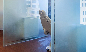 Стеклянные перегородки - вариант 6 в Самаре. Готовые проекты ПерилаГлавСнаб