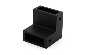 Соединитель труба-труба для трека 30х10 мм, 90°, нержавеющая сталь AISI 304, черная t460 BL купить в Самаре Соединитель труба-труба для трека 30х10 мм, 90°, нержавеющая сталь AISI 304, черная t460 BL купить в Самаре