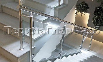 Перила с LED-подсветкой в Самаре. Готовые проекты ПерилаГлавСнаб