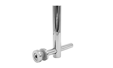 Спайдерный стеклодержатель для стекла 10 мм (5+5 мм), регулируемый, полированный (AISI 304) k213 купить в Самаре