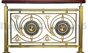 Латунные ограждения лестниц серия – Валгалла XL04 в Самаре. Готовые проекты ПерилаГлавСнаб Латунные ограждения лестниц серия – Валгалла XL04 в Самаре. Готовые проекты ПерилаГлавСнаб