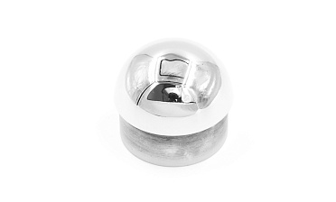 Заглушка литая сферическая на трубу Ø42.4х1.5 мм (AISI 304) полированная k272  купить в Самаре Заглушка литая сферическая на трубу Ø42.4х1.5 мм (AISI 304) полированная k272  купить в Самаре