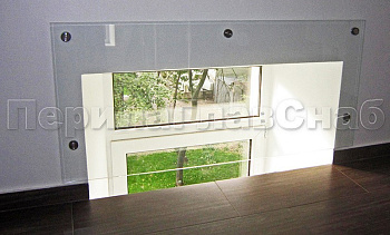 Ограждение со стеклом для окон в Самаре. Готовые проекты ПерилаГлавСнаб