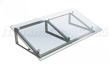 Козырек на треугольном скате на спайдерах в Самаре. Готовые проекты ПерилаГлавСнаб Козырек на треугольном скате на спайдерах в Самаре. Готовые проекты ПерилаГлавСнаб