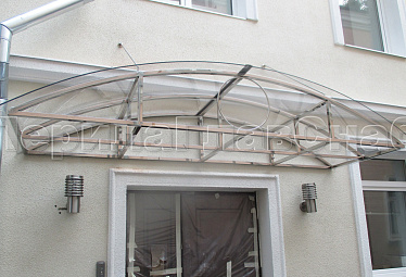 Козырьки на металлокаркасе купить в Самаре Козырьки на металлокаркасе купить в Самаре