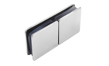 Коннектор для душевой кабины стекло-стекло 180° 45х45 мм латунь-хром, полированный 64 t724 PC купить в Самаре