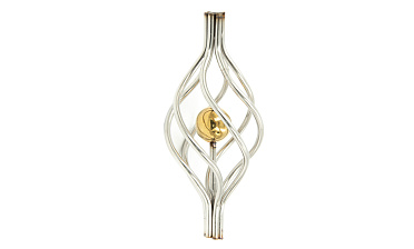 Декоративная вставка (корзинка) для стойки Ø25 мм, с золотым шаром k388-2 купить в Самаре