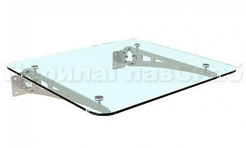 Стеклянный козырек на консоли из листа - вариант 2 в Самаре. Готовые проекты ПерилаГлавСнаб Стеклянный козырек на консоли из листа - вариант 2 в Самаре. Готовые проекты ПерилаГлавСнаб