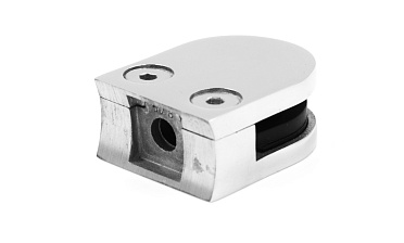 Стеклодержатель литой с вставками под стекло 8-10 мм, закругленный под Ø50.8 мм, 40х22х50, полированный, (AISI 304) k001-8 купить в Самаре Стеклодержатель литой с вставками под стекло 8-10 мм, закругленный под Ø50.8 мм, 40х22х50, полированный, (AISI 304) k001-8 купить в Самаре