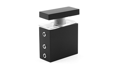 Соединитель труба-стекло для прямоугольного трека, нержавеющая сталь AISI 304, черная t462 BL купить в Самаре Соединитель труба-стекло для прямоугольного трека, нержавеющая сталь AISI 304, черная t462 BL купить в Самаре