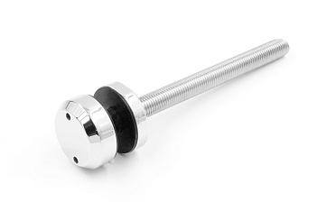 Комплект торцевого крепления несущего стекла, шпилька AISI316, гайка-шайба Ø50х10х18 мм с внутренней резьбой М16, полированный k277-2 купить в Самаре