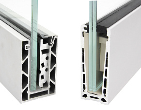 Алюминиевый профиль для стекла зажимной купить в Самаре