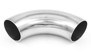 Длинный отвод поручня под сварку Ø50.8х180х1.5 мм, длина 180 мм, полированный 400 Grit, (aisi 304) k021-11 купить в Самаре