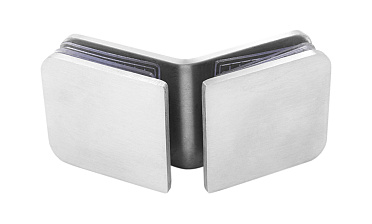 Коннектор для душевой кабины стекло-стекло 135° 45х45 мм шлифованный t726-2 SSS  купить в Самаре