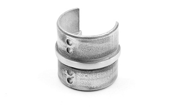 Соединитель для поручня с пазом Ø48.3 х 5 мм, шлифованный, AISI 304 Фk236-2 купить в Самаре