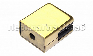 Стеклодержатель штампованный квадратный на плоскость для стекла 8 мм (4+4 мм), полированный, под золото (AISI 304) Фk352-88 купить в Самаре Стеклодержатель штампованный квадратный на плоскость для стекла 8 мм (4+4 мм), полированный, под золото (AISI 304) Фk352-88 купить в Самаре