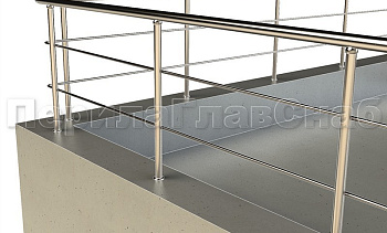 Ограждение на кровлю с ригельным заполнением в Самаре. Готовые проекты ПерилаГлавСнаб