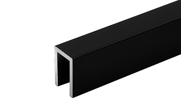 П-образный профиль 19x13, L=2200, алюминий ,черный, уценка t756 BL-У купить в Самаре П-образный профиль 19x13, L=2200, алюминий ,черный, уценка t756 BL-У купить в Самаре