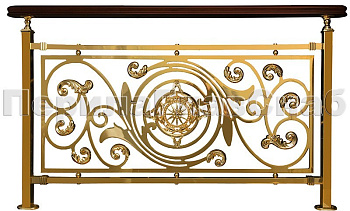 Латунные ограждения лестниц серии – Людовик XL03 в Самаре. Готовые проекты ПерилаГлавСнаб Латунные ограждения лестниц серии – Людовик XL03 в Самаре. Готовые проекты ПерилаГлавСнаб