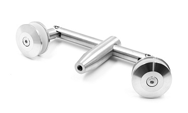 Крепление двойное с рутелями к тяге, AISI 304 k628 купить в Самаре