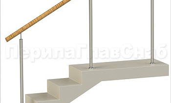 Нержавеющие ограждения без ригелей с пластиковым поручнем в Самаре. Готовые проекты ПерилаГлавСнаб Нержавеющие ограждения без ригелей с пластиковым поручнем в Самаре. Готовые проекты ПерилаГлавСнаб