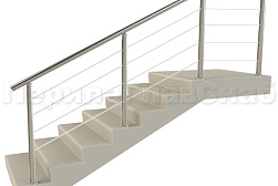 Тросовые ограждения в Самаре. Готовые проекты ПерилаГлавСнаб - фото 1