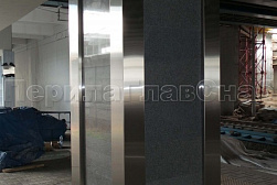 Облицовка колонн нержавеющей сталью в Самаре. Готовые проекты ПерилаГлавСнаб - фото 9