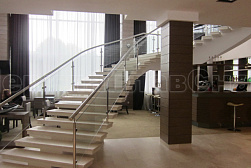 Стеклянные ограждения для торговых  и бизнес центров в Самаре. Готовые проекты ПерилаГлавСнаб - фото 5 Стеклянные ограждения для торговых  и бизнес центров в Самаре. Готовые проекты ПерилаГлавСнаб - фото 5