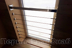 Ограждение на окна из нержавеющей стали в Самаре. Готовые проекты ПерилаГлавСнаб - фото 16