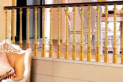 Латунные перила под золото в Самаре. Готовые проекты ПерилаГлавСнаб - фото 6 Латунные перила под золото в Самаре. Готовые проекты ПерилаГлавСнаб - фото 6