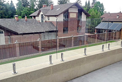 Стеклянные ограждения для улицы в Самаре. Готовые проекты ПерилаГлавСнаб - фото 16