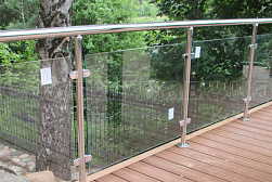 Перила и ограждения для террас в Самаре. Готовые проекты ПерилаГлавСнаб - фото 23