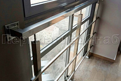 Ограждение на окна из нержавеющей стали в Самаре. Готовые проекты ПерилаГлавСнаб - фото 20