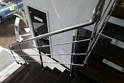 Ограждения из нержавеющей стали с тремя ригелями в Самаре. Готовые проекты ПерилаГлавСнаб - фото 10