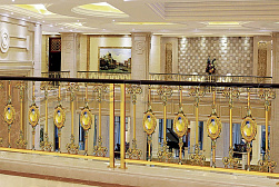 Латунные перила под золото в Самаре. Готовые проекты ПерилаГлавСнаб - фото 1 Латунные перила под золото в Самаре. Готовые проекты ПерилаГлавСнаб - фото 1